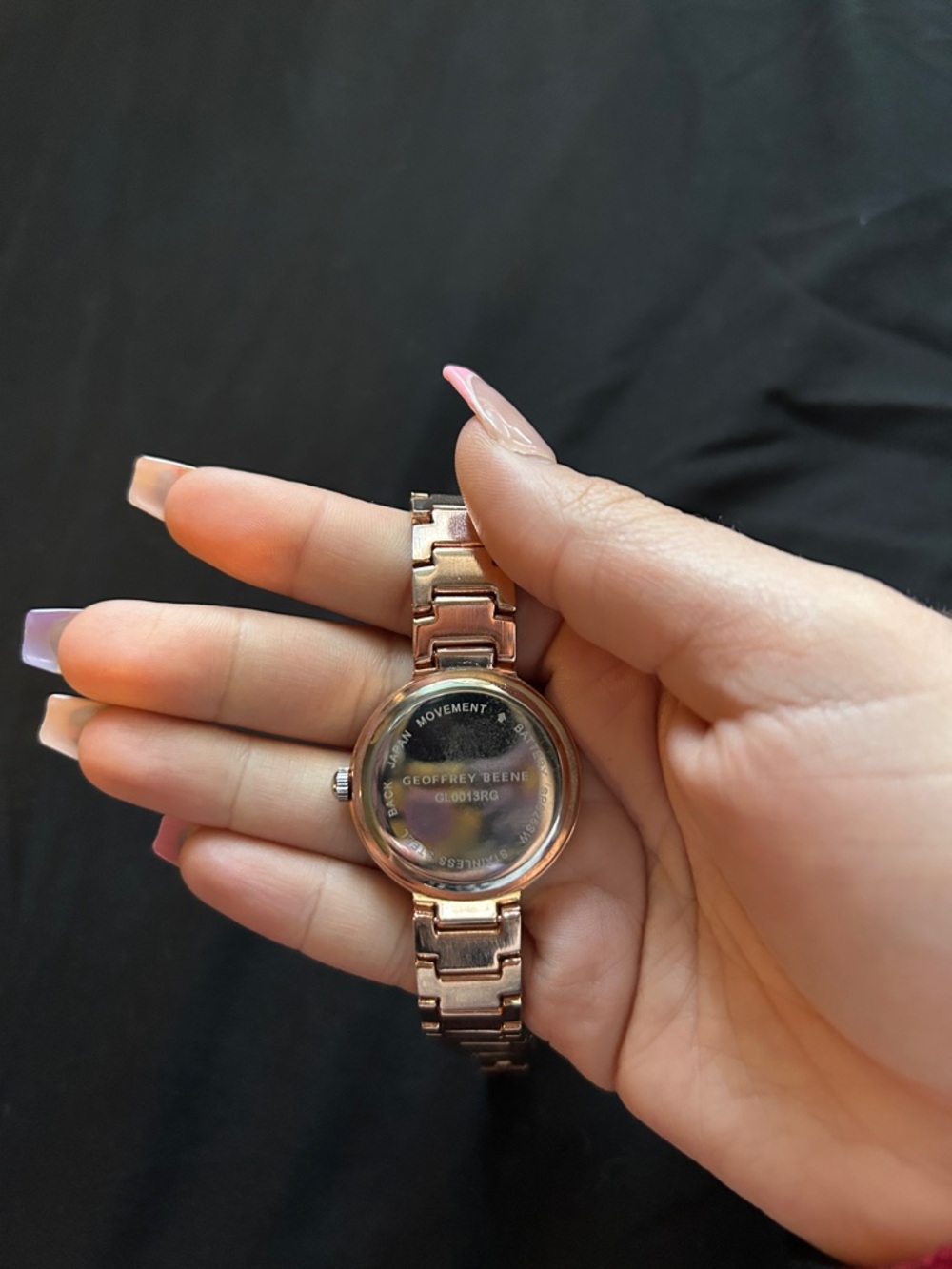 Geoffrey Beene Rose Gold Bracelet Watch with Grey Dial - Picture 5 of 6